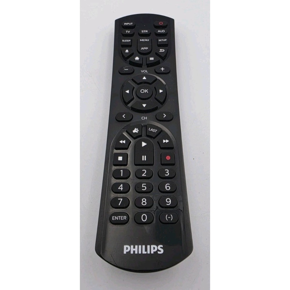 Philips Universal Remote Control SRP4221 1-A Black OEM TV Audio Streaming